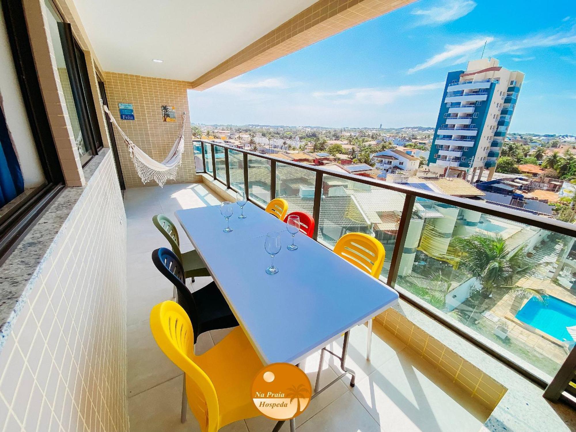Pe Na Areia, Piscina Borda Infinita, Vaga De Garagem, Portaria 24 Hs Apartment Salvador Room photo